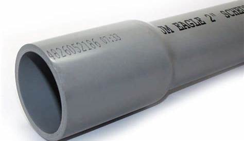 Charlotte Pipe 2in x 20ft 400 Schedule 80 PVC Pipe at