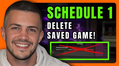 schedule 1 how to delete a save