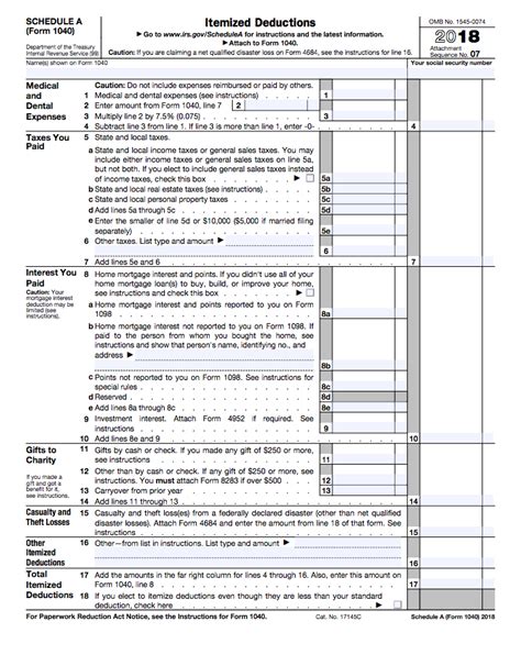 schedule a form 1040