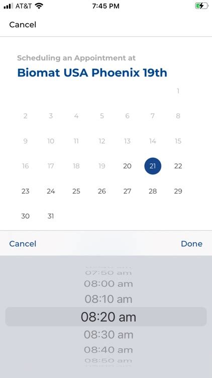 schedule appointment grifols