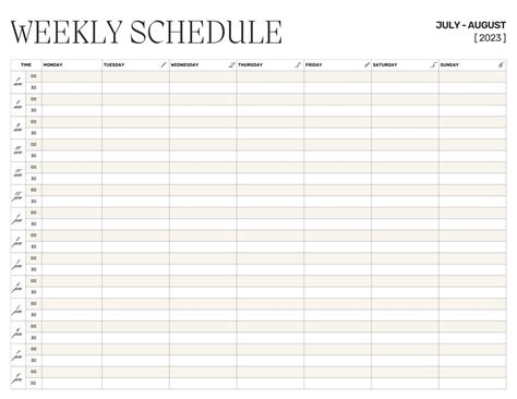 Schedule Planner Free