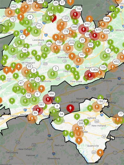 scheduled power outage by zip code
