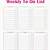 schedules that work printable to do lists
