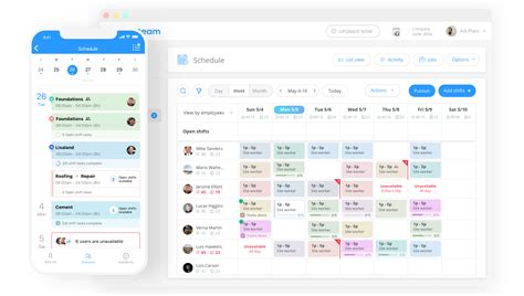 scheduling apps for employment