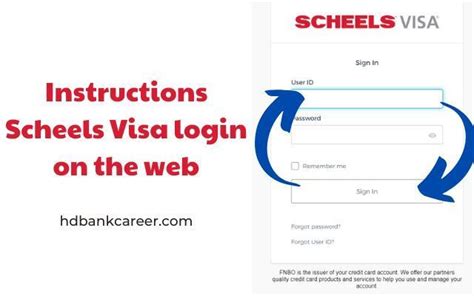 scheels visa login forgot password