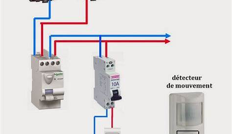 Installation d'un détecteur de présence avec interrupteur