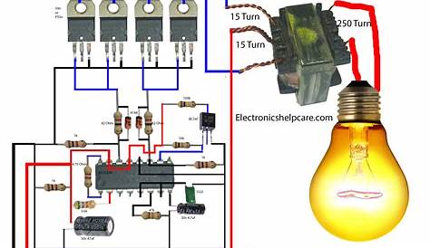 Schema Elettrico Inverter 12v 220v 12V DC To 220V AC Circuit
