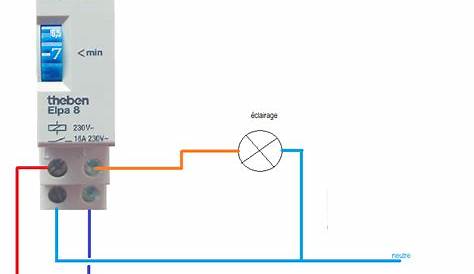 Schema Minuterie Hager Electrique Boisecoconcept.fr