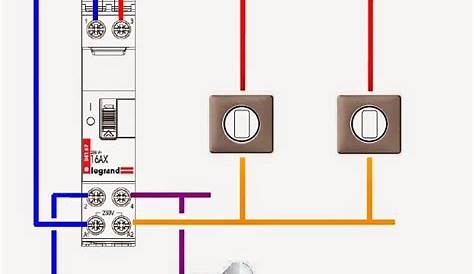 Schema Telerupteur Legrand Bipolaire Branchement 16ax