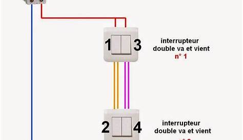 Schema electrique 3 interrupteur 2 lampes