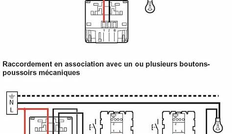 Schema variateur de lumiere legrand