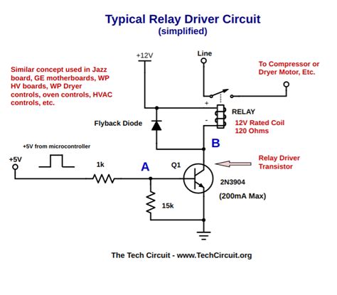 Schematic Diagram Of Relay Driver