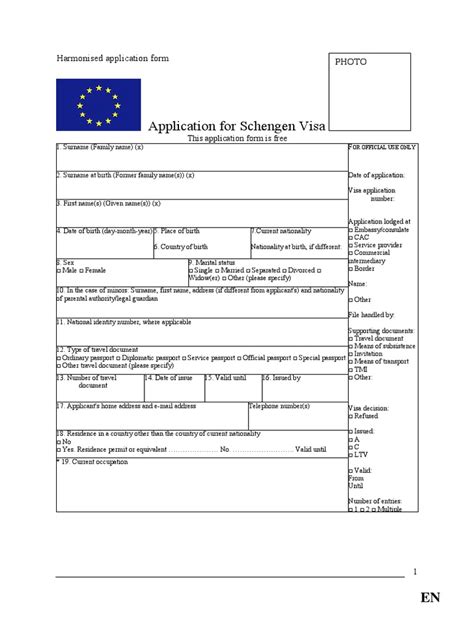 schengen visa application form for hungary