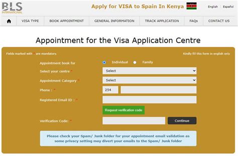 schengen visa appointment booking kenya