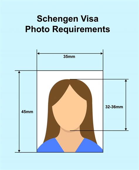 schengen visa photo criteria