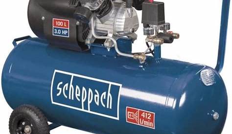 Scheppach Compresseur Dair Horizontal Hc100dc 100 L à Piston Achat / Vente De