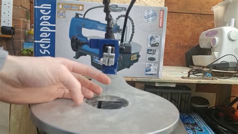 Scheppach Scroll Saw Blade Change