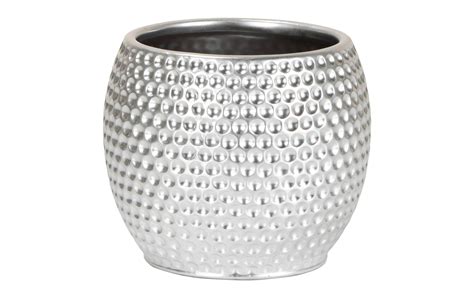 Blumentopf Silber Angebote EchtePflanzen.de