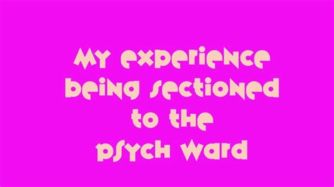 schizophrenia sectioning