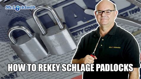 Schlage Padlock Rekey