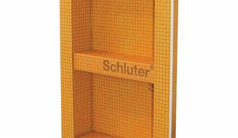 Schluter Kerdi Board Sn Prefabricated Shower Niche 12 X 28 Shower
