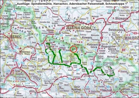 schneekoppe riesengebirge maps
