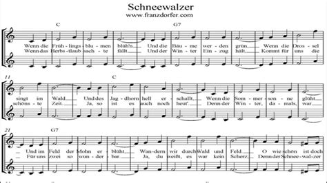 schneewalzer liedtext