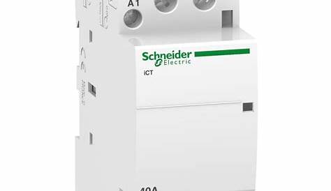 SCHNEIDER, 4 Pole, 63A, Acti 9 iCT CONTACTOR, Book it just