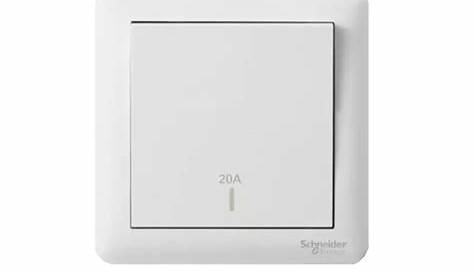 Schneider Electric Switches Singapore 4 Gang Switch Fluorescent Locator White