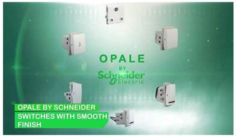 Schneider Opale Catalogue Electric Plastic 6A 1 Way Switch (White