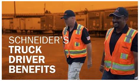 Schneider's truck driver benefits YouTube
