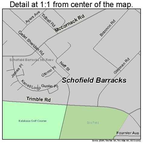 Schofield Barracks Area Code