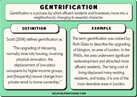 scholarly definition of gentrification