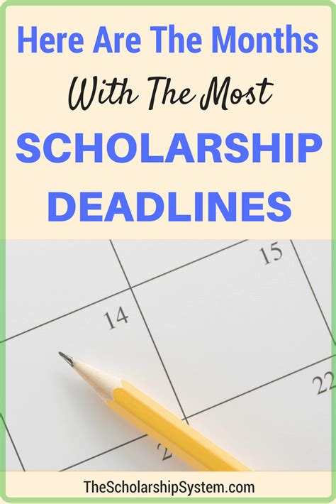 scholarship deadlines for fall 2020