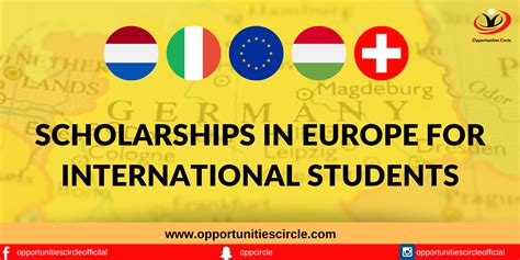 scholarship for study in europe