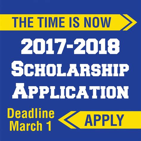 scholarships due in april