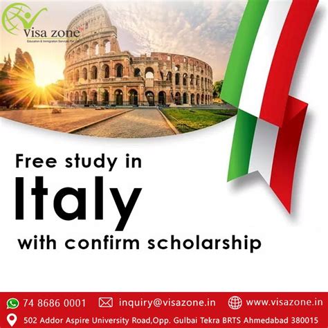 scholarships for international students italy