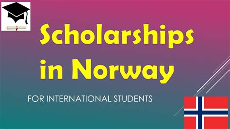 scholarships to study in norway