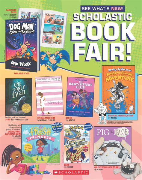 scholastic book fair online catalog