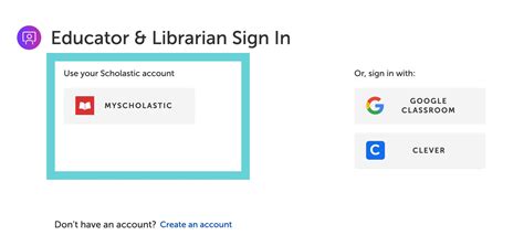 scholastic login and password