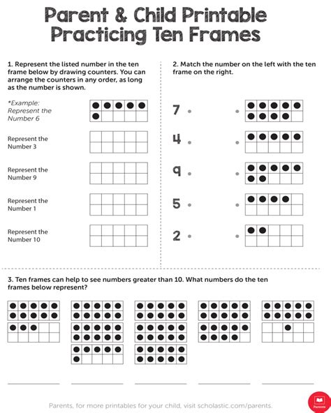 Scholastic Worksheets Math