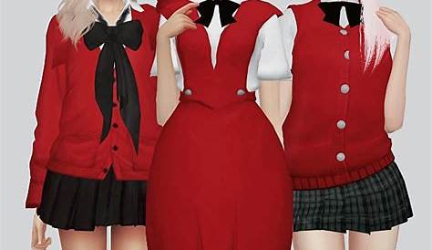 School Uniform Clothes Sims 4
