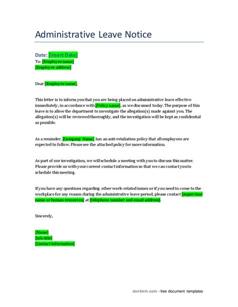 School Administrative Leave