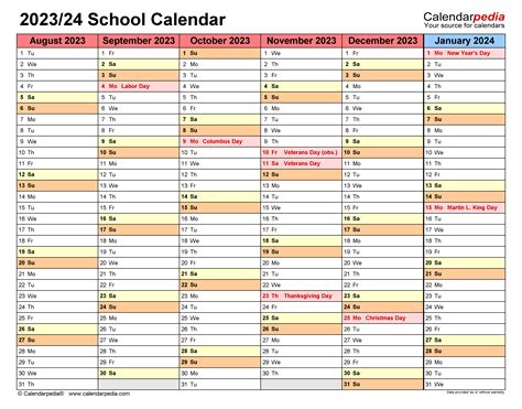 school calendar 2023 to 2024 pdf