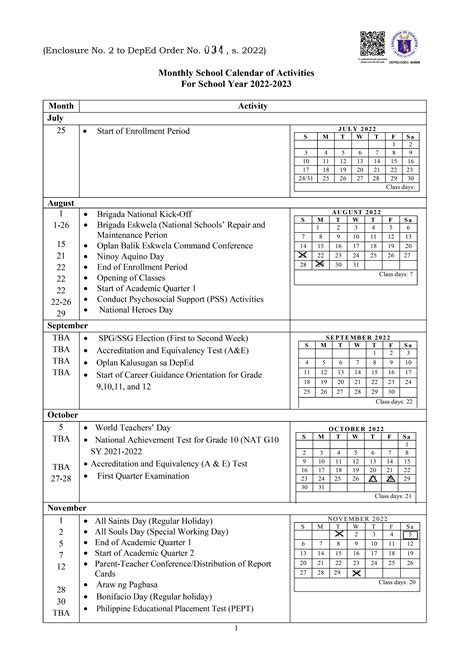 school calendar deped 2023 2024