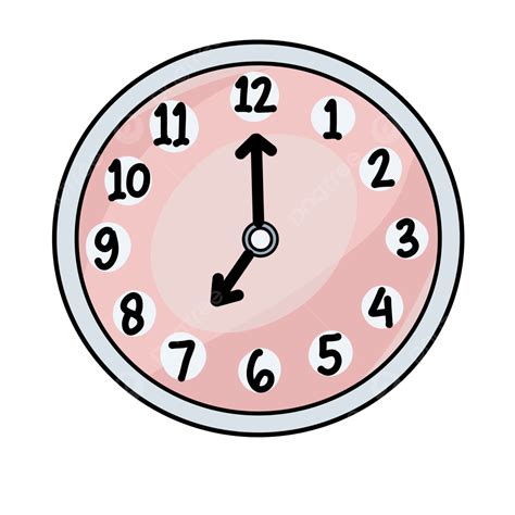 School Clock Clipart