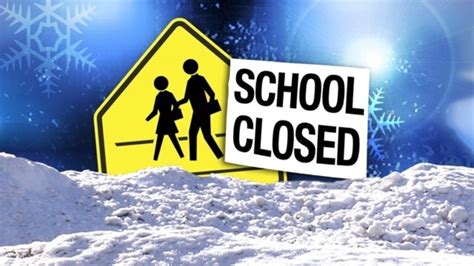 school closings due to snow