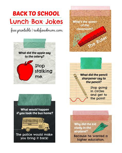 School Lunch Box Jokes