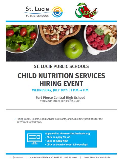 school nutrition jobs near me hiring