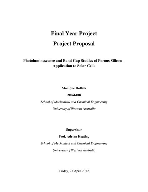 school project introduction sample pdf